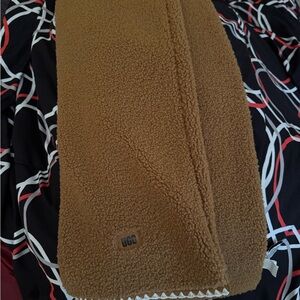 UGG Brown Sherpa Scarf
